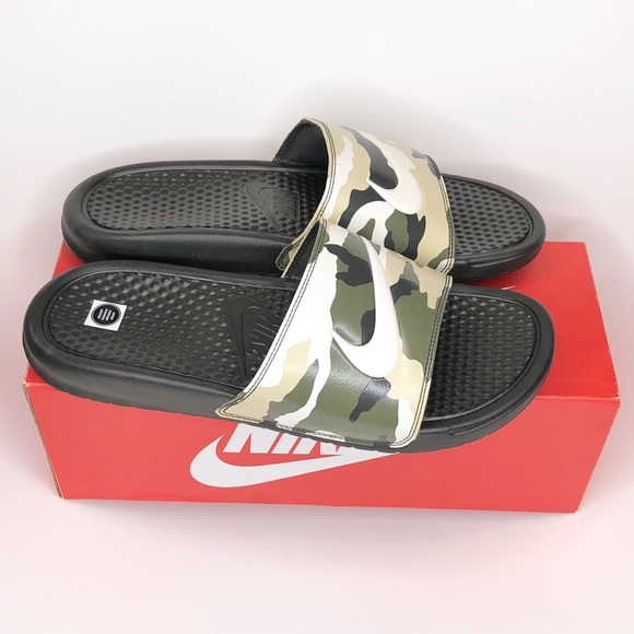 nike benassi jdi camo